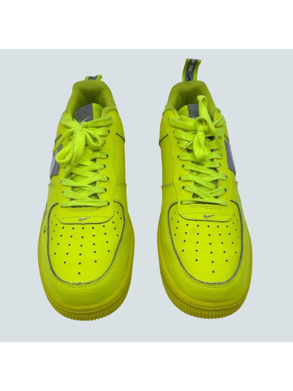 Nike Air Force 1 '07 LV8 Utility Volt Men's Size 11 AJ7747-700 Overbranding - Picture 5 of 12